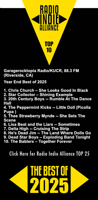 Best of 2025 - Garagerocktopia Radio/KUCR (Riverside, CA)