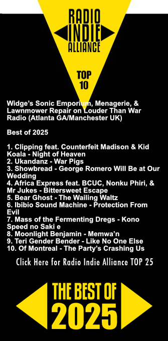 Best of 2025 - Widge's Sonic Emporium, Menagerie & Lawnmower Repair on Louder than War Radio